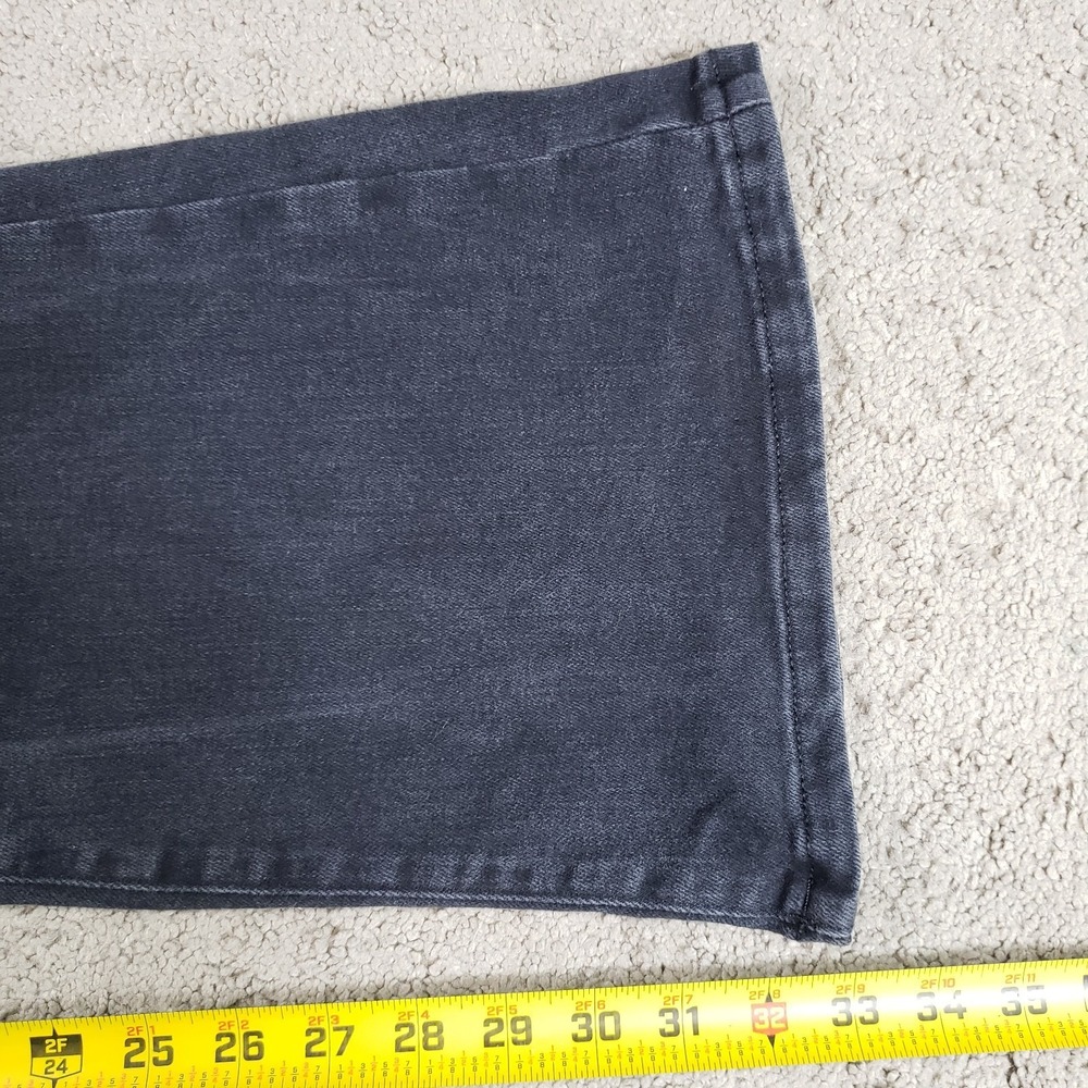 Free People Jeans 27 Black Jayde Flare Bell Bottom Boho Casual Festival 70s - Picture 10 of 14